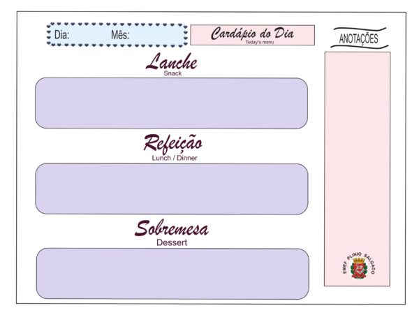 Lousa de vidro - Cardapio - Imagem 4